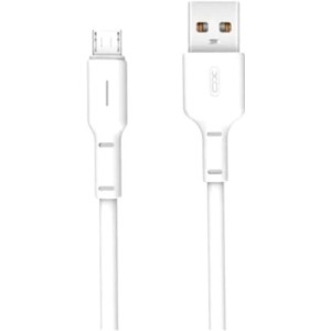 Дата кабель USB 2.0 AM to Micro 5P 1.0m 3A NB112 white XO (6920680863730)