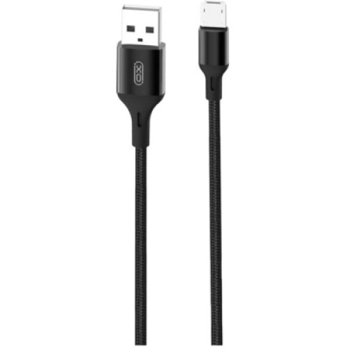 Дата кабель USB 2.0 AM to Micro 5P 1.0m braided NB143 black XO (6920680870660) Дата кабель USB 2.0 AM to Micro 5P 1.0m braided NB143 black XO (6920680870660)