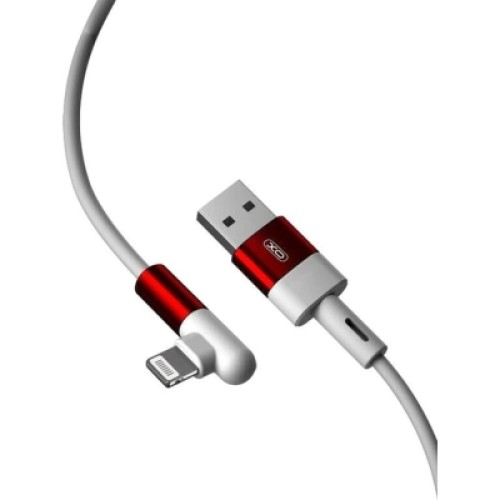 Дата кабель USB 2.0 AM to Lightning 1.0m 90° corner NB152 white XO (6920680872466) Дата кабель USB 2.0 AM to Lightning 1.0m 90° corner NB152 white XO (6920680872466)