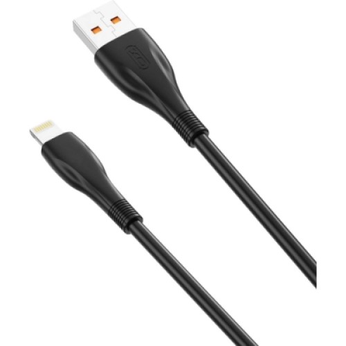 Дата кабель USB 2.0 AM to Lightning 1.0m 6A NB185 black XO (6920680879236) Дата кабель USB 2.0 AM to Lightning 1.0m 6A NB185 black XO (6920680879236)