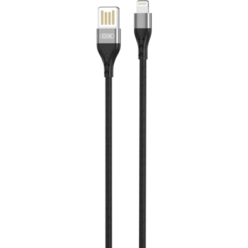 Дата кабель USB 2.0 AM to Lightning 1.0m 2.4A double-sided NB188 gray XO (6920680879694) Дата кабель USB 2.0 AM to Lightning 1.0m 2.4A double-sided NB188 gray XO (6920680879694)