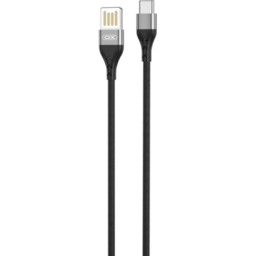 Дата кабель USB 2.0 AM to USB-C 1.0m 2.4A double-sided NB188 gray XO (6920680879700) Дата кабель USB 2.0 AM to USB-C 1.0m 2.4A double-sided NB188 gray XO (6920680879700)