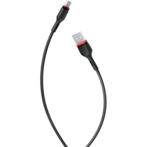 Дата кабель USB 2.0 AM to Micro 5P 1.0m 2.4A NB-P171 black XO (6920680873661)