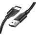Дата кабель USB 2.0 AM to USB-C 0.25m 3A US287 black Ugreen (60114) Дата кабель USB 2.0 AM to USB-C 0.25m 3A US287 black Ugreen (60114)