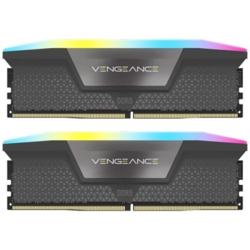 Модуль памяти для компьютера DDR5 32GB (2x16GB) 5600 MHz Vengeance RGB Corsair (CMH32GX5M2B5600Z36K) Модуль памяти для компьютера DDR5 32GB (2x16GB) 5600 MHz Vengeance RGB Corsair (CMH32GX5M2B5600Z36K)