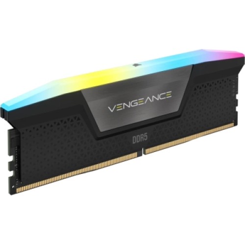 Модуль памяти для компьютера DDR5 64GB (2x32GB) 5600 MHz Vengeance RGB Corsair (CMH64GX5M2B5600Z40K) Модуль памяти для компьютера DDR5 64GB (2x32GB) 5600 MHz Vengeance RGB Corsair (CMH64GX5M2B5600Z40K)