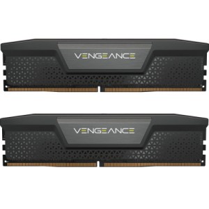 Модуль памяти для компьютера DDR5 128GB (2x64GB) 6400 MHz Vengeance Black Corsair (CMK128GX5M2B6400C42)