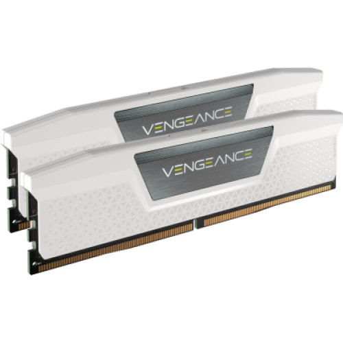 Модуль памяти для компьютера DDR5 32GB (2x16GB) 6000 MHz Vengeance White Corsair (CMK32GX5M2B6000Z30W) Модуль памяти для компьютера DDR5 32GB (2x16GB) 6000 MHz Vengeance White Corsair (CMK32GX5M2B6000Z30W)