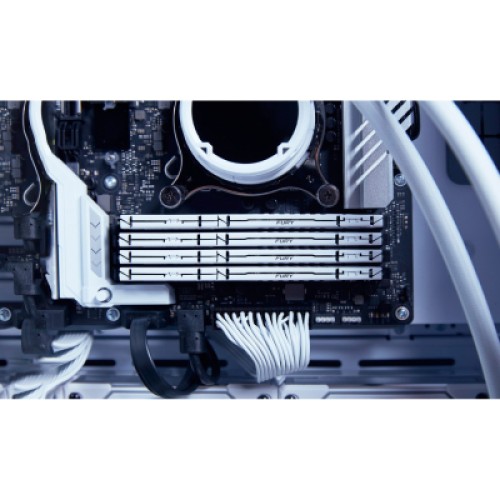 Модуль памяти для компьютера DDR5 16GB 6000 MHz Beast White EXPO Kingston Fury (ex.HyperX) (KF560C36BWE2-16)