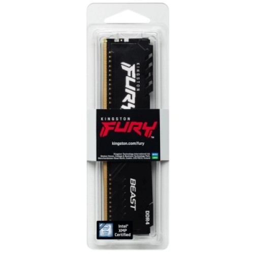 Модуль памяти для компьютера DDR4 8GB 3200 MHz Beast Black Kingston Fury (ex.HyperX) (KF432C16BB/8WP) Модуль памяти для компьютера DDR4 8GB 3200 MHz Beast Black Kingston Fury (ex.HyperX) (KF432C16BB/8WP)