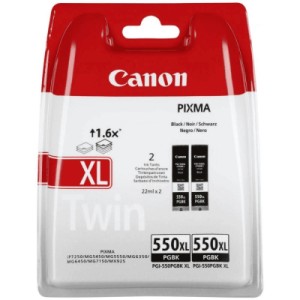 Картридж Canon PGI-550XL Black DoublePpack, 2*22ml, blister (6431B005)