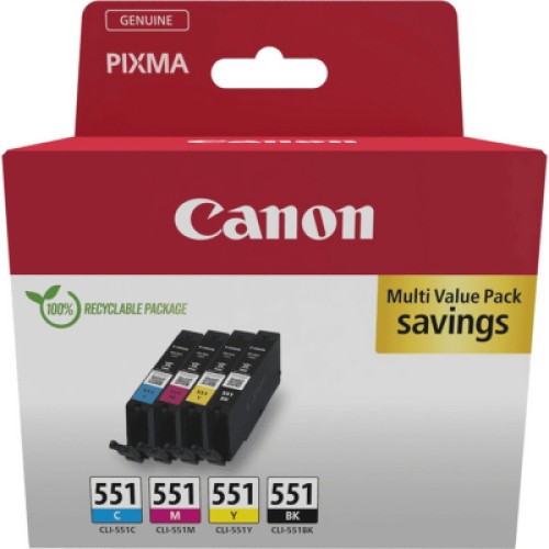 Картридж Canon CLI-551Multipack BK,C,M,Y (6509B015) Картридж Canon CLI-551Multipack BK,C,M,Y (6509B015)