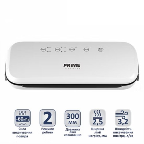 Вакууматор PRIME Technics PVS 123 W Вакууматор PRIME Technics PVS 123 W