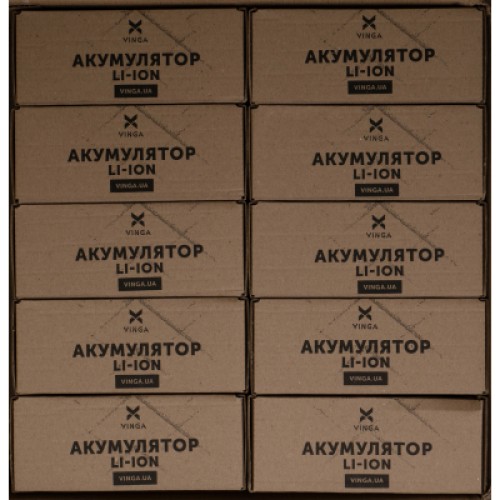 Аккумулятор для дрона Vinga Li-ion 6S3P 16500mAh коробка 10 шт. (JHY Li-Ion 21700 5500mAh) (V6S3P-10PCS-16500MAH) Аккумулятор для дрона Vinga Li-ion 6S3P 16500mAh коробка 10 шт. (JHY Li-Ion 21700 5500mAh) (V6S3P-10PCS-16500MAH)