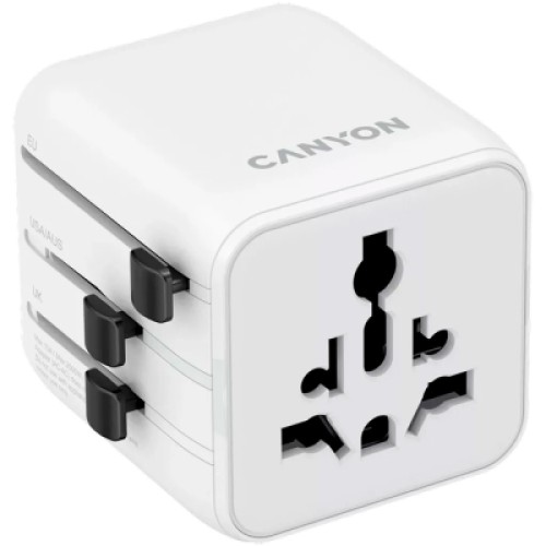 Переходник Canyon Travel Adapter OnTour One EU/UK/US/AUS White (CNS-TA1005W) Переходник Canyon Travel Adapter OnTour One EU/UK/US/AUS White (CNS-TA1005W)
