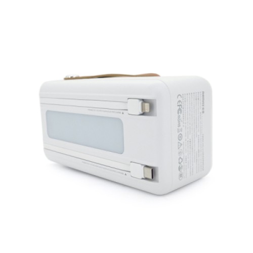 Батарея универсальная Remax 60000mAh, 22.5W, PD+QC, 2*USB+Type-C+Lightning, Black/White (RPP-565) Батарея универсальная Remax 60000mAh, 22.5W, PD+QC, 2*USB+Type-C+Lightning, Black/White (RPP-565)