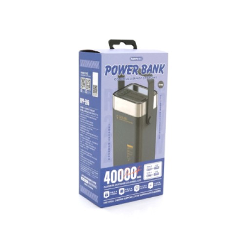 Батарея универсальная Remax 40000mAh, 22.5W, PD+QC, 2*USB+2*Type-C, Gray (RPP-596) Батарея универсальная Remax 40000mAh, 22.5W, PD+QC, 2*USB+2*Type-C, Gray (RPP-596)