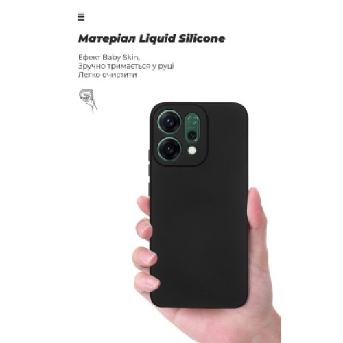 Чехол для мобильного телефона Armorstandart ICON OPPO Reno14 5G Camera cover Black (ARM87155) Чехол для мобильного телефона Armorstandart ICON OPPO Reno14 5G Camera cover Black (ARM87155)
