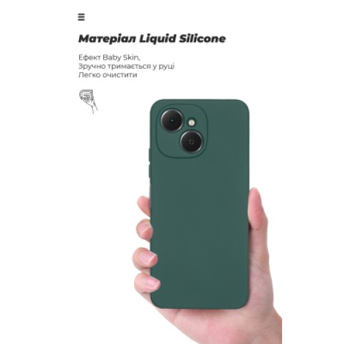 Чехол для мобильного телефона Armorstandart ICON Tecno Spark 40C 4G Camera cover Dark Green (ARM87941) Чехол для мобильного телефона Armorstandart ICON Tecno Spark 40C 4G Camera cover Dark Green (ARM87941)