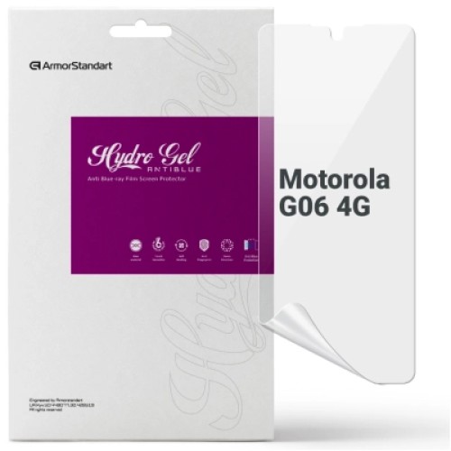 Пленка защитная Armorstandart hydrogel Anti-Blue Motorola G06 4G (ARM89052)