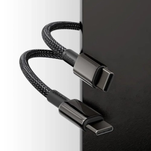 Дата кабель USB-C to USB-C 1.0m 100W black Baseus (CATWJ-01) Дата кабель USB-C to USB-C 1.0m 100W black Baseus (CATWJ-01)