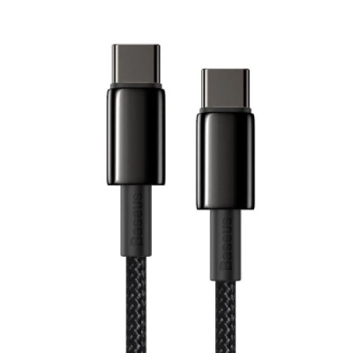Дата кабель USB-C to USB-C 1.0m 100W black Baseus (CATWJ-01) Дата кабель USB-C to USB-C 1.0m 100W black Baseus (CATWJ-01)