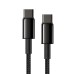 Дата кабель USB-C to USB-C 1.0m 100W black Baseus (CATWJ-01) Дата кабель USB-C to USB-C 1.0m 100W black Baseus (CATWJ-01)