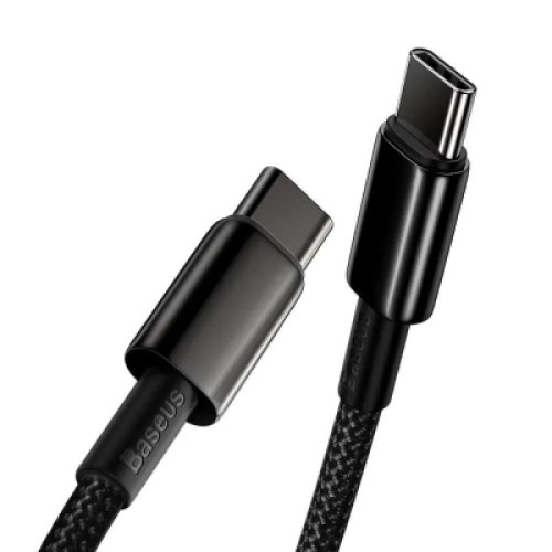 Дата кабель USB-C to USB-C 1.0m 100W black Baseus (CATWJ-01) Дата кабель USB-C to USB-C 1.0m 100W black Baseus (CATWJ-01)