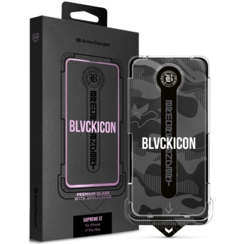 Стекло защитное Armorstandart Black Icon Supreme EZ iPhone 17 Pro Max (ARM86408)