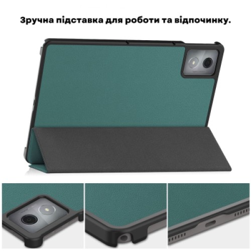 Чехол для планшета BeCover Smart Case Lenovo Idea Tab/K11 (2nd Gen) TB336/Xiaoxin Pad (2025) 11" Dark Green (714097)