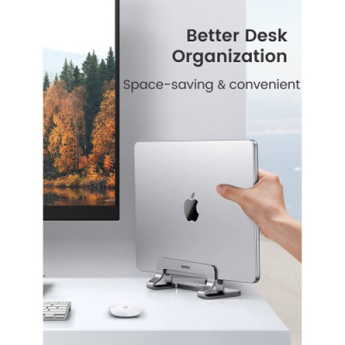 Подставка для ноутбука Ugreen LP258 Vertical Laptop Stand Silver (20471) Подставка для ноутбука Ugreen LP258 Vertical Laptop Stand Silver (20471)