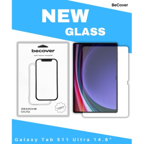Стекло защитное BeCover Samsung Galaxy Tab S11 Ultra (SM-X930/X936) 14.6" (714556) Стекло защитное BeCover Samsung Galaxy Tab S11 Ultra (SM-X930/X936) 14.6" (714556)