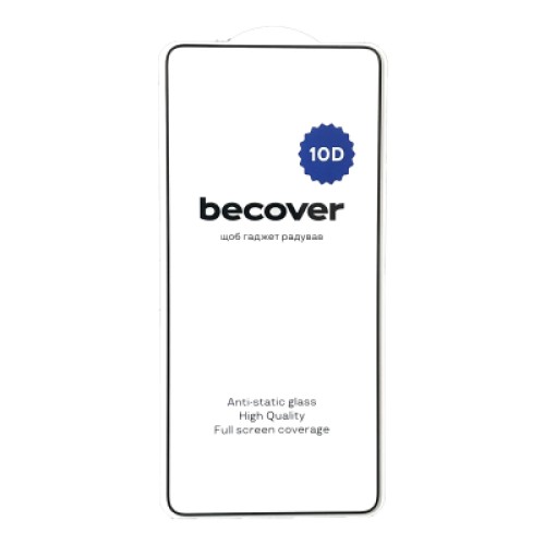 Стекло защитное BeCover 10D Oppo Reno14 5G Black (713932) Стекло защитное BeCover 10D Oppo Reno14 5G Black (713932)