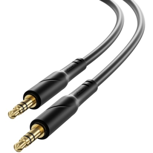 Кабель мультимедийный 3.5mm M to 3.5mm M 1.0m black XO (NB-R271.black)