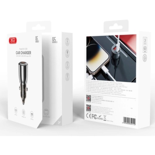 Зарядное устройство XO 1xUSB-C PD65W + 1xUSB 30W Tarnish (CC58.tranish) Зарядное устройство XO 1xUSB-C PD65W + 1xUSB 30W Tarnish (CC58.tranish)