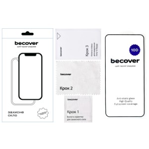 Стекло защитное BeCover 10D Xiaomi Redmi 15 Black (713906)