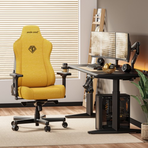 Кресло игровое Anda Seat Kaiser 3E Fabric XL Bright Yellow (AD23YC-XL-09-Y-CF-Y01) Кресло игровое Anda Seat Kaiser 3E Fabric XL Bright Yellow (AD23YC-XL-09-Y-CF-Y01)