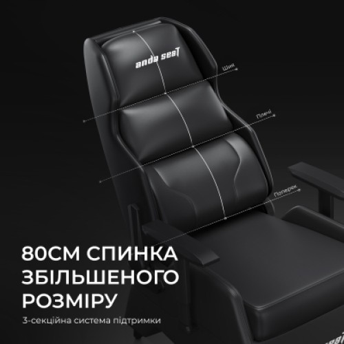 Кресло игровое Anda Seat X3 PVC Gaming Sofa Black (AD-W-SF03-04-B-PV) Кресло игровое Anda Seat X3 PVC Gaming Sofa Black (AD-W-SF03-04-B-PV)