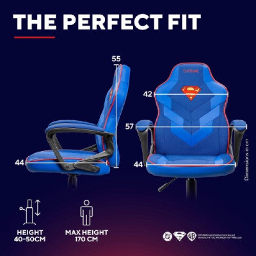 Кресло игровое Trust GXT 703SM Revvo Blue (25741)