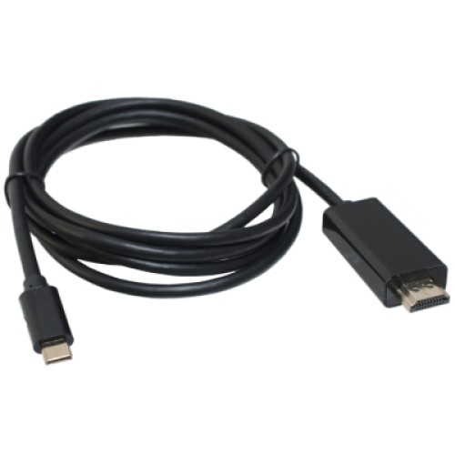Кабель мультимедийный USB-C to HDMI M 1.8m black Patron (CAB-PN-TYPC-HDMI-1.8) Кабель мультимедийный USB-C to HDMI M 1.8m black Patron (CAB-PN-TYPC-HDMI-1.8)