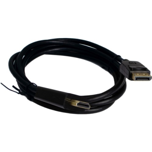 Кабель мультимедийный DisplayPort M to HDMI M 1.8m 4K60Hz black Patron (PN-DP-HDMI-18) Кабель мультимедийный DisplayPort M to HDMI M 1.8m 4K60Hz black Patron (PN-DP-HDMI-18)