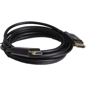Кабель мультимедійний DisplayPort M to HDMI M 3.0m 4K60Hz black Patron (PN-DP-HDMI-30)