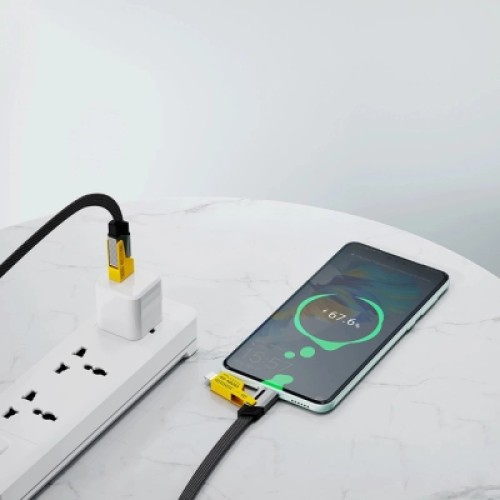 Дата кабель USB-C + USB A to USB-C + Lightning XO (NB283-CAI.gray) Дата кабель USB-C + USB A to USB-C + Lightning XO (NB283-CAI.gray)