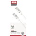 Дата кабель USB-C to USB-C 2.0m 100W white XO (CB-Q100-2CC) Дата кабель USB-C to USB-C 2.0m 100W white XO (CB-Q100-2CC)