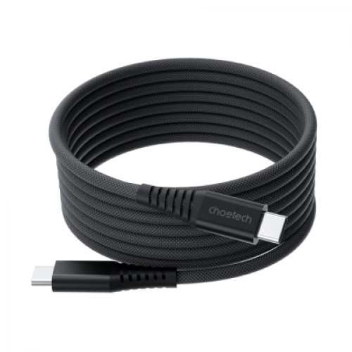 Дата кабель USB-C to USB-C 1.2m 240W magnetic black Choetech (XCC-1051-BK) Дата кабель USB-C to USB-C 1.2m 240W magnetic black Choetech (XCC-1051-BK)