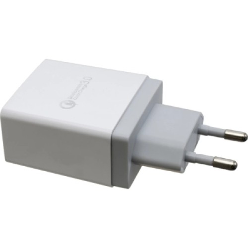 Зарядное устройство Patron USB QC3.0 2.4A white (PN-QC3-220V-W)