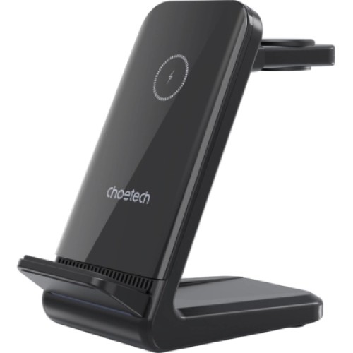 Зарядное устройство Choetech Wireless 3-in-1 15W black (T608-F) Зарядное устройство Choetech Wireless 3-in-1 15W black (T608-F)