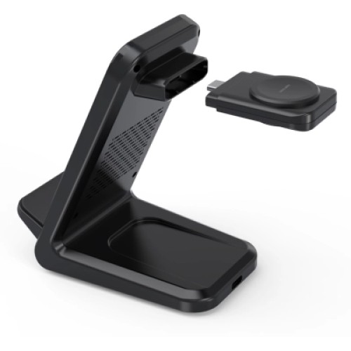 Зарядное устройство Choetech Wireless 3-in-1 15W black (T608-F) Зарядное устройство Choetech Wireless 3-in-1 15W black (T608-F)