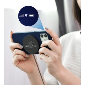 Зарядний пристрій Choetech Wireless magnetic 15W black (T518-F)