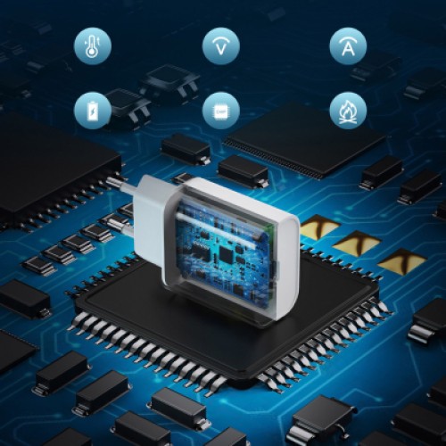 Зарядное устройство Choetech USB-C PD20W white (Q5004-V5) Зарядное устройство Choetech USB-C PD20W white (Q5004-V5)